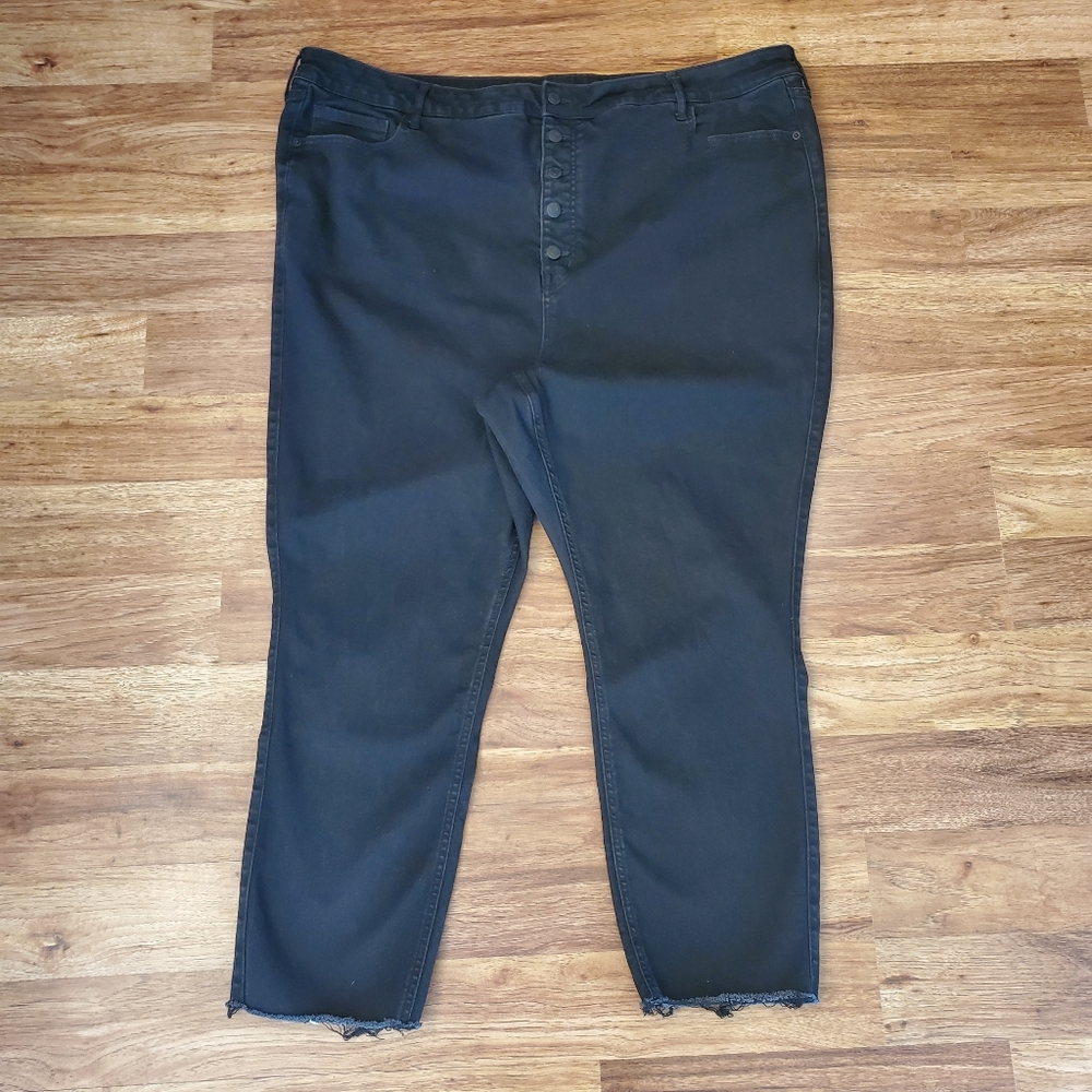 Old Navy Rockstar Skinny Jeans Plus Size 28 Crop